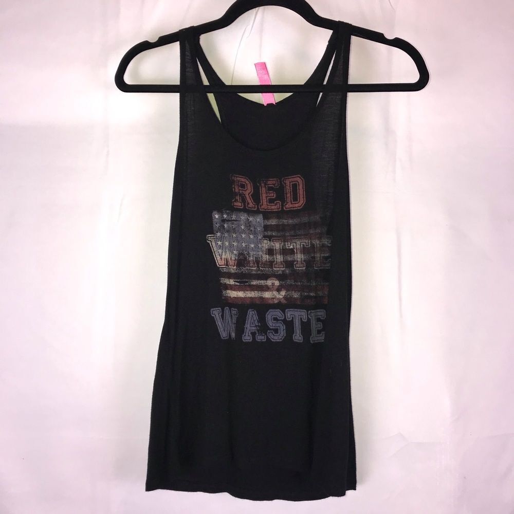 Retro Doll Red White & Wasted Tank Top